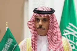 Saudi Foreign Minister Prince Faisal bin Farhan bin Abdullah attends a press conference in Riyadh, Saudi Arabia, August 17, 2023. (Reuters)
