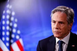 US Secretary of State Antony Blinken attends an interview, in Brussels, Belgium December 4, 2024. REUTERS/Johanna Geron/File Photo