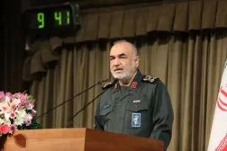The head of Iran’s Revolutionary Guard, Hossein Salami (IRNA)