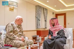 The Saudi Minister of Defense met on Thursday with the Lebanese Army Commander. SPA