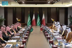 The Saudi and Qatari Foreign Ministers co-chaired a meeting of the Saudi-Qatari Coordination Council’s executive committee in Doha. SPA