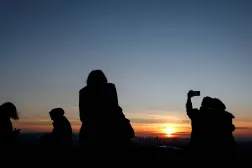 FILE PHOTO: People enjoy the sunset in Ankara, Türkiye January 4, 2022. REUTERS/Cagla Gurdogan/File Photo