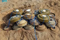 KSrelief’s Masam Project clears 915 explosives in Yemen last week. (SPA)