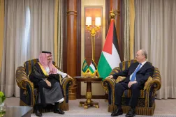 نخستوزیر فلسطین در دیدار با وزیر خارجه سعودی در ریاض (واس)