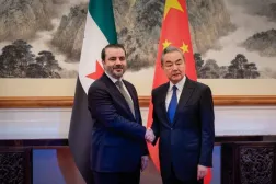 Çin Dışişleri Bakanı Wang Yi, Pekin'de eş-Şeybani ile görüştü, (SANA)