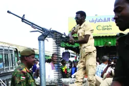 Armed elements affiliated with the Sudanese army (AFP)
