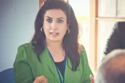 
فیان شیخ علی، رئیس سازمان تموز برای نظارت بر انتخابات (الشرق‌ الاوسط)