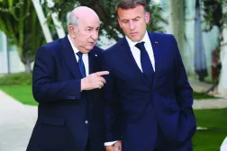 الرئيسان الجزائري والفرنسي على هامش قمة السبع بإيطاليا يونيو 2024 (الرئاسة الجزائرية)