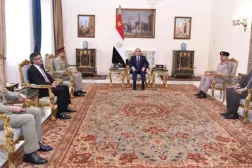 Egyptian President Abdel Fattah El-Sisi received in Cairo Pakistan’s Chief of Army Staff Field Marshall Asim Munir last month (Egyptian Presidency)