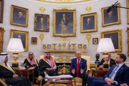 Ortak bildiri, Suudi Arabistan ile ABD’nin bölgesel ve uluslararası zorluklar ve tehditlerle başa çıkmak için birlikte çalışabilecek güvenlik ortakları olduğunu teyit ediyor (SPA)