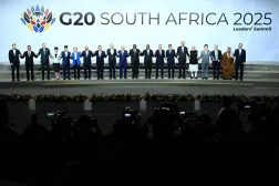 Johannesburg'da G20 liderlerinin grup fotoğrafı (DPA)