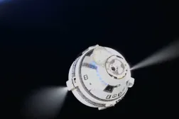 Starliner uzay aracı Uluslararası Uzay İstasyonu'ndan uzaklaşıyor (AFP)