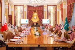 جانب من الاجتماع الرابع لمجلس التنسيق السعودي - البحريني في المنامة الأربعاء (واس)