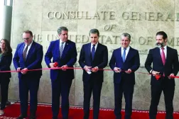 Yeni ABD konsolosluğu 200 bin metrekareden fazla bir alanı kaplarken Deniz Piyadeleri için özel güvenlik tesisleri yer alıyor (X platformu)