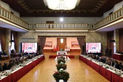 اجتماع للجنة البرلمانية لوضع الإطار القانوني لعملية السلام في تركيا (البرلمان التركي - إكس)