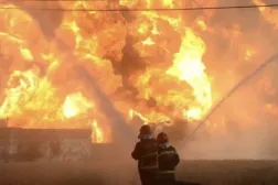 Stavropol bölgesinde yangın (Arşiv)