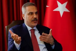 وزير الخارجية التركي هاكان فيدان (رويترز)