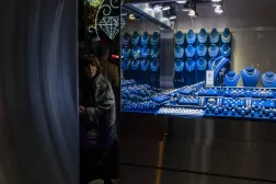 NEW YORK, NEW YORK - DECEMBER 08: Silver jewelry is displayed in the Manhattan Jewelry district on December 9, 2025, in New York City. Spencer Platt/Getty Images/AFP 