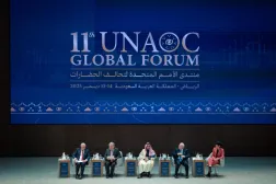 جانب من أعمال الدورة الحادية عشرة لمنتدى الأمم المتحدة لتحالف الحضارات في الرياض (الخارجية السعودية)