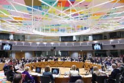 اجتماع سابق لوزراء خارجية الاتحاد الأوروبي في بروكسل (د.ب.أ)