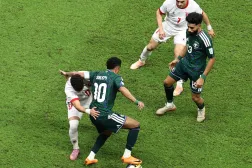 تیم ملی پادشاهی عربی سعودی راه رسیدن به دروازه اردن را گم کرد (عکس: سعد العنزی)