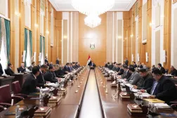 جانب من اجتماع لمجلس الوزراء العراقي (واع)
