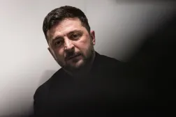 الرئيس الأوكراني فولوديمير زيلينسكي (إ.ب.أ)