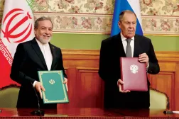 Lavrov ve Arakçi, önümüzdeki üç yıl için diplomatik koordinasyon planını imzaladı (İran Dışişleri Bakanlığı)