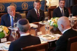 جانب من لقاء ترمب ونتنياهو بالبيت الأبيض يوليو 2025 (أ.ف.ب)