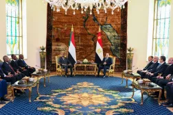 محادثات الرئيس المصري مع عبد الفتاح البرهان في القاهرة الخميس (الرئاسة المصرية)