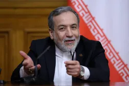 Iranian Foreign Minister Abbas Araghchi speaks during a press conference following a meeting with Russian Foreign Minister Sergei Lavrov in Moscow, Russia, Russia, 17 December 2025. (EPA/Reuters/Pool)