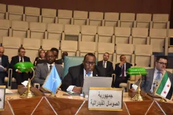 Arap Birliği Komsiyonu’nun daimi temsilciler düzeyinde yapılan toplantısından bir kare (Arap Birliği)