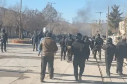 احتجاجات في لردغان بمحافظة جهار محال وبختياري غرب البلاد (فارس)