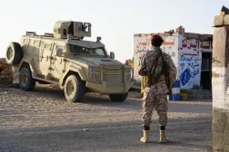 National Shield forces in Hadhramaut. (National Shield forces)