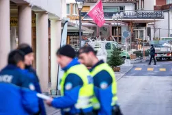 Investigators are racing to identify the victims of a fire at a New Year's celebration in the Swiss Alps town of Crans-Montana. MAXIME SCHMID / AFP
