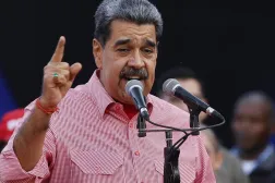 Venezuela's President Nicolas Maduro says the door is open to dialogue with Washington. STRINGER / AFP/File
