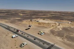 National Shield forces are seen in Hadhramaut. Photo: National Shield forces