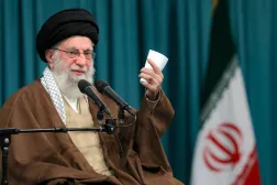 FILED - 01 January 2025, Iran, Tehran: Iranian Supreme Leader Ali Khamenei speaks during a ceremony in Tehran. Photo: Iranian Supreme Leader's Office/dpa  