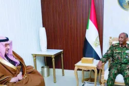 Port Sudan'da Burhan ve el-Hureyci arasında dün gerçekleşen görüşmeden (Egemenlik Konseyi)