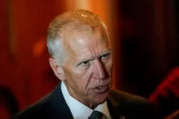 Senatör Thom Tillis, Amerikan Kongre Binası’nda (Reuters)