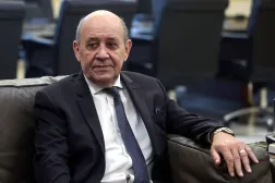 French Special Presidential Envoy to Lebanon, Jean-Yves Le Drian looks on during a meeting with Lebanese Prime Minister Nawaf Salam (not pictured) at the Government Palace in Beirut, Lebanon, 14 January 2026. (EPA)