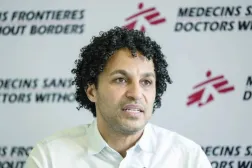 Dr. Javid Abdelmoneim, International President of Doctors Without Borders (AFP) 