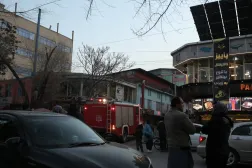 المطعم الصيني الذي وقع فيه الانفجار بكابل (إ.ب.أ)