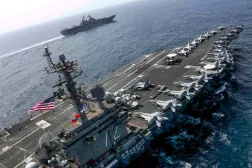 ABD uçak gemisi USS Abraham Lincoln (Arşiv - AFP)
