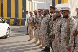 Aden'deki diplomatik bölgenin ulusal güvenlik güçlerine devri (X)