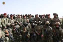 Saddam Hafter, 29 Ocak'ta "106. Tugay- Özel Kuvvetler" mensupları arasında (Genel Komutanlık)