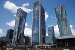 General view of the Istanbul Finance Center (Reuters)