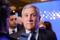 Italy's Minister for Foreign Affairs Antonio Tajani speaks to the press during the EPP Leaders’ meeting, in Zagreb, Croatia, 30 January 2026. (EPA)