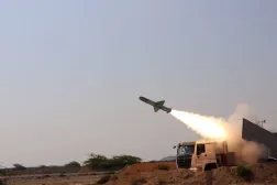 A handout photo made available by Iran's Revolutionary Guard Corps (IRGC)'s official website Sepahnews on 17 February 2026 shows IRGC conducting a military drill in the Strait of Hormuz, in the Arabian gulf, southern Iran. EPA/SEPAHNEWS HANDOUT 