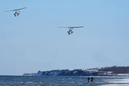 خلال تدريب «الناتو» في بحر البلطيق قبالة ميدان بوتلوس للتدريب العسكري بألمانيا 18 فبراير 2026 (أ.ب)